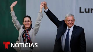 AMLO habla tras el virtual triunfo de Claudia Sheinbaum en las elecciones presidenciales de México [upl. by Saffier]