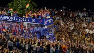 Team India Victory Parade Live  Team India Mumbai Road Show Live  Wankhede Stadium  tv9 Live [upl. by Ricoriki319]