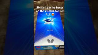 Unboxing Viscaria Super ALC pingpong tabletennis blade viscaria super alc racket butterfly [upl. by Koller]