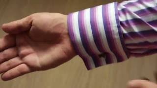 How to use cufflinks on a double cuff shirt [upl. by Iinde468]