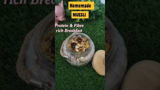 Homemade MUESLI recipeHow to prepare Muesli at homeshortfeed healthyrecepies shots [upl. by Otit]