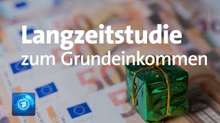 Start von Langzeitstudie zu bedingungslosem Grundeinkommen [upl. by Aufa]