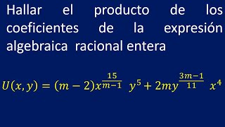 Expresión algebraica racional entera  Ejercicio 1 [upl. by Inanak]