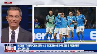 Biglietti Napoli Como su Ticketone prezzi e modalità dacquisto [upl. by Eladnyl]