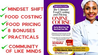 The ULTIMATE Food Costing and Pricing Online Course [upl. by Stoughton]