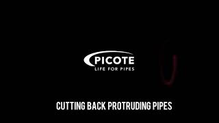 Cutting back protruding pipes with Picote [upl. by Nywloc]