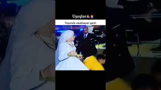 Gəlin toyda ÖZÜNDƏN ÇIXDI Mahnını yarıda saxlatdı  VİDEO [upl. by Anayrb]