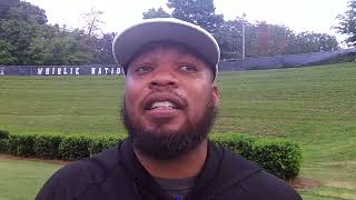 Ragsdale HS football coach Antwon Stevenson talks on teams effort vs Asheboro in DJ Reader event [upl. by Vasilis]