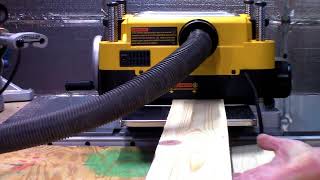 Dewalt DW735X Planer Review and use [upl. by Favian253]