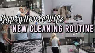 GYPSY HOUSE WIFE CLEANING ROUTINE  NEW CLEANING ROUTINE amp CLEANING MOTIVATION  CLEAN WITH ME 2020 [upl. by Leonerd954]