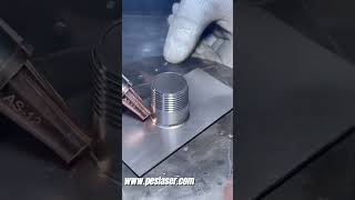 12mm welding wire🔥 Precision parts welding🔥 welder laserweldingmachine welding peslaser [upl. by Eimrots525]