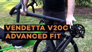 Advanced Vendetta V20c Fit  Cruzbike Recumbent Road Bikes [upl. by Geer515]