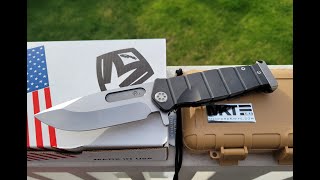 Medford Knives USMC Fighter Flipper this is a BIG awesome knife [upl. by Dang462]