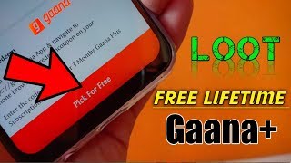 Gaana Plus LifeTime FREE😱😱 Subscription  How to Get FREE Lifetime Gaana Premium ADVANCE INDIA [upl. by Ayanat]