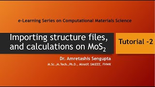 MoS2 bandstructure calculation with Quantum ESPRESSOBURAI GUI [upl. by Xer369]