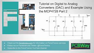 Tutorial on Digital to Analog Converters DAC and Example Using the MCP4728 Part 2 [upl. by Innoc]