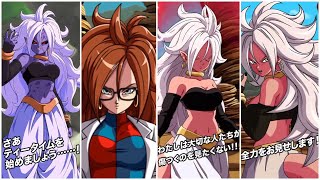 NEW DOKKANFEST ANDROID 21 SUPER ATTACKS ACTIVE SKILLS  OSTS Dragon Ball Z Dokkan Battle [upl. by Skippy]