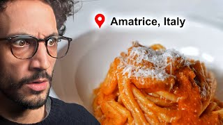 I Learnt The Most Authentic Pasta Amatriciana From an Italian Mamma [upl. by Danforth852]