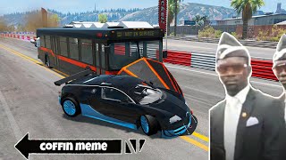 DANCE COFFIN ON FUNERAL MEME BEST OF THE WEEK COMPILATION  ASTRONOMIA SONG  BeamNG Drive [upl. by Avrit]