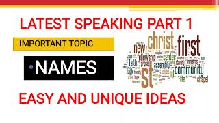 IELTS Speaking Part 1 Topic Names  Intro Questions On Topic Names With Easy Answers  Band 9 Guide [upl. by Hermann123]