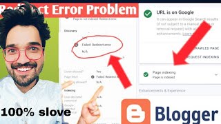 How to rank my blogger post on google  solve redirect error in blogger No indexing problem [upl. by Aleedis268]