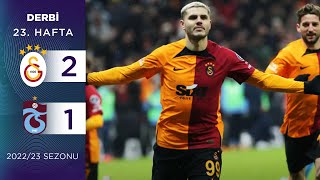 Galatasaray 21 Trabzonspor  23 Hafta  202223 [upl. by Fenella]