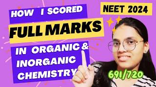 How I scored FULL MARKS in ORGANIC and INORGANIC chemistry  Anuja Adhek neet2025 neet [upl. by Portwin180]