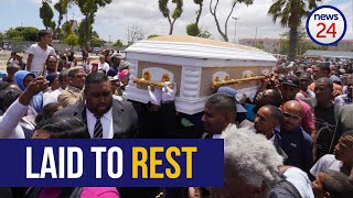 WATCH  ‘He had a good heart’  family and friends pay tribute to ex gang leader Rashied Staggie [upl. by Oizirbaf]