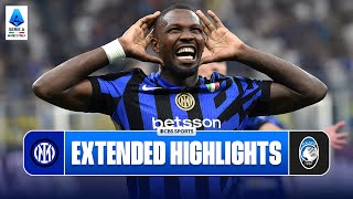 Inter vs Atalanta Extended Highlights  Serie A  CBS Sports Golazo [upl. by Valli760]