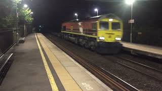 66508 working 4M30 Grangemouth Flt to Daventry Int Rft Recep Fl class66 freighttrain freightliner [upl. by Zachery984]