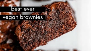 The BEST Vegan Brownies [upl. by Zere659]