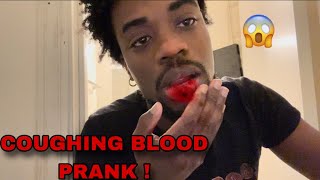 coughing blood prank on my friends [upl. by Caesar]