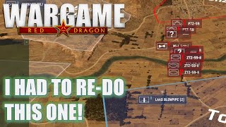 I Had to ReDo This Wargame Red Dragon Campaign Battle [upl. by Ailiec]