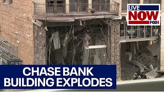 Chase Bank building explodes multiple injuries reported  LiveNOW from FOX [upl. by Lodie]