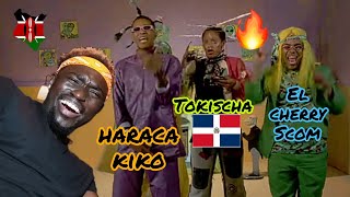 TOKISCHA x Haraca Kiko x El Cherry Scom  Tukuntazo 💥💥🔥🔥 Kenian reaction 🔥🔥💯💯 [upl. by Adnilema994]