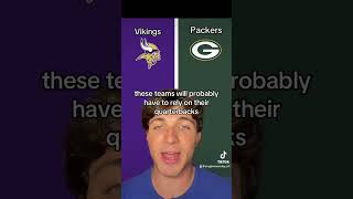 NFL Week 4 Game Picks  Vikings vs Packers Score Prediction nfl packers vikings nflpicks [upl. by Nahgeem]