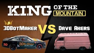 3DBotMaker vs Dave Akers  King of The Mountain  Underground Diecast Racing [upl. by Anayek]