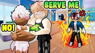 Reacting to Roblox Story  Roblox gay story 🏳️‍🌈 I BECAME MY EXS MAID [upl. by Bascomb]