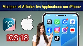 Comment masquer et afficher des applications sur iPhone  iOS 18 [upl. by Hooge]