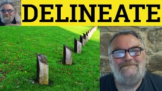 🔵 Delineate Meaning  Delineate Examples  Delineate Explained  GRE Vocabulary [upl. by Allerus49]