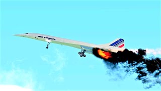 😱Air France Concorde How the accident happened Charles de Gaulle Airport Paris France [upl. by Adniral]