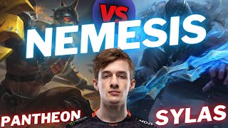 NEMESIS  PANTHEON VS SYLAS  MID GAMEPLAY  Patch 1417  Season 14  LeagueofLegends [upl. by Assiluy187]