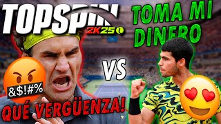 DECEPCIÓN con 2K  Lo bueno y lo malo  TOPSPIN 2K25😍😡🔥 [upl. by Jessen]