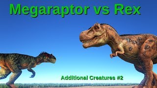 Megaraptor vs Rex Bison vs Rhino  Additional Creatures 2  Cantex [upl. by Winters]