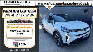 🔥 🎥 NOUVEAU RENAULT CAPTUR mild hybrid 160 EDC Techno 🎥🔥 [upl. by Meghan]