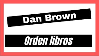 ¿En qué orden leer los libros de DAN BROWN Origen El símbolo perdido y otros Reseña [upl. by Aveer]