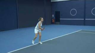 Modern tennis serves slomo slowmotion [upl. by Htebzil]