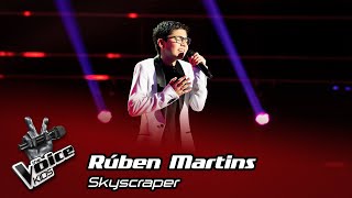 Rúben Martins  quotSkyscraperquot  3ª Gala  The Voice Kids [upl. by Lerrud845]