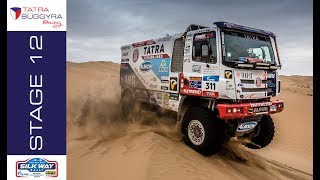 TATRA BUGGYRA RACING on SILKWAY 2017  Stage 12 Kolomy stocked in dunes [upl. by Rebmac]