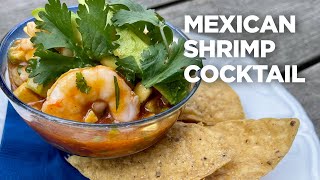 Rick Bayless Mexican Shrimp Cocktail [upl. by Ihsorih]